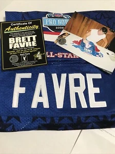 Brett Favre 2008 Autograph Signed Pro Bowl Jersey Memorabilia Package COA SZ 48 - Picture 1 of 13