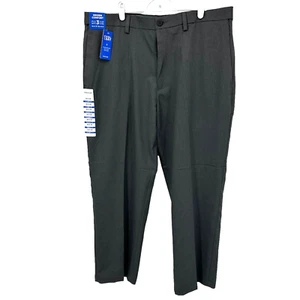 Haggar Mens Cool Right Performance Flex Dress Pants Classic Fit 38x29 Gray NWT - Bild 1 von 19