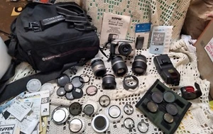 Minolta vectis s-1 Camera Huge Bundle Lot!!! 1996 Photography Kit - Picture 1 of 10