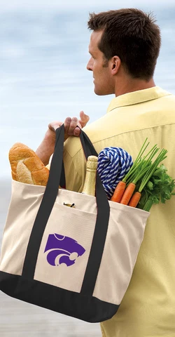K-State Tote Bag CLASSIC CANVAS Kansas State Tote Cover