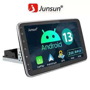 10 Zoll 1 DIN Android 13 Autoradio GPS Navi BT WiFi drehbarer Bildschirm 2+64GB - Bild 1 von 15