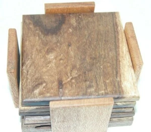 Handcrafted Blackwood coasters - Limited Edition - Australian Hardwoods #006 - Picture 1 of 7