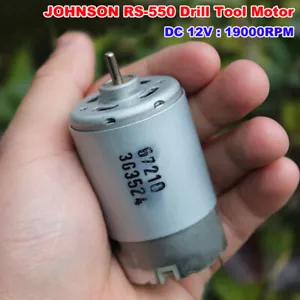 Ventilador de refrigeración de motor de taladro eléctrico de alta velocidad JOHNSON RS-550 DC 12V 19000 RPM - Imagen 1 de 6