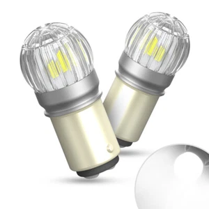 2x 1157 BAY15D LED SMD P21/5W 380 Car Brake Tail Stop Light Lamp Bulb 12V WHITE - Picture 1 of 9