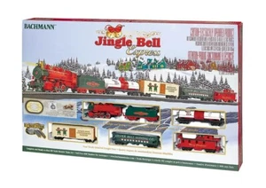 HO Scale Bachmann 724 Jingle Bell Express Train Set with E-Z Track - Picture 1 of 1
