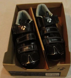 ZAPATO DE CICLISMO RACE ROAD WSD BONTRAGER PLANTILLA INFORMA TALLA 9.5 NEGRO AZUL CLARO - Imagen 1 de 8