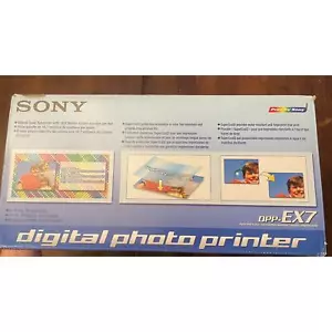 SONY DPP-EX7 Digital Photo Thermal Printer W/ Accessories - OPEN BOX - Picture 1 of 6