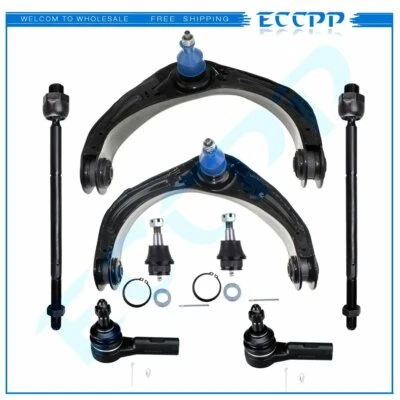2006 - 2008 For Dodge Ram 1500 5-Lug 8pcs Front Upper Control Arms Suspension Foto 1 de 4