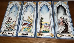 ceramiche ima montelupo Porzellanporträts 4er-Pack handbemalt italienische Kunst IMA - Bild 1 von 9