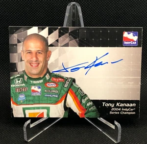 Tarjeta autógrafa de auto Rittenhouse Indy 2007 Tony Kanaan inserción automática - Imagen 1 de 2
