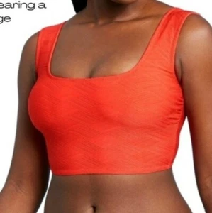 Lang geschnittenes Damen-Tanktop mit Diamantstruktur und eckigem Ausschnitt - Shade&Shore. M - Bild 1 von 4
