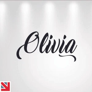 PRINCESS Personalised CUSTOM NAME Wall Art Decal Sticker Vinyl Kids - Picture 1 of 12