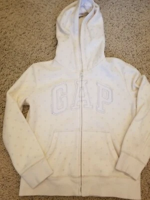 GAP KIDS Niña Rosa Polar Sudaderas con Capucha Chaqueta/Suéter ~Talla: 10/L ~Usado Foto 1 de 2