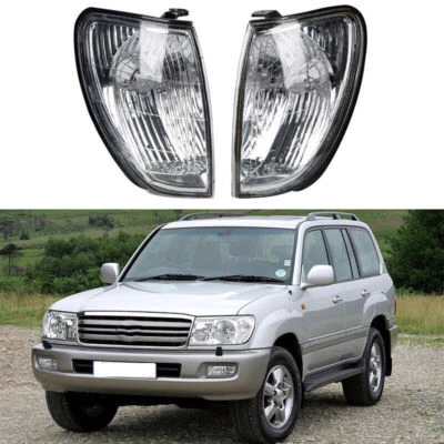 Par de luces de giro delanteras para Toyota Land Cruiser 100 1998-2005 Foto 1 de 4
