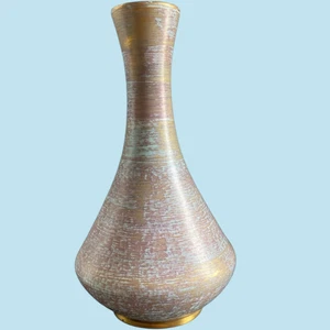 Stangl Antique Gold #4050 Genie Bottle Vase Mid Century Modern MCM Pottery Decor - Picture 1 of 6