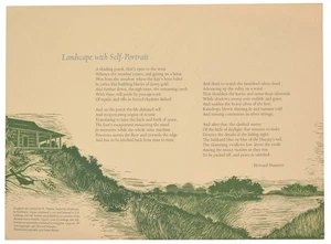 Howard NEMEROV, Penny Moran / LANDSCAPE WITH SELF-PORTRAIT 1st Edition #190086 - Picture 1 of 1