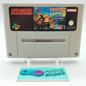 Donkey Kong Country 3 Dixie Kong's Double Trouble ! Super Nintendo SNES PAL EUR - Foto 1 di 6