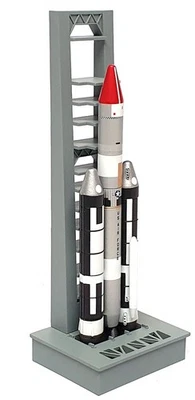 Dragon 1/400 Scale 56341 - NASA Titan IIIC Rocket Maiden Flight W/Launch Pad - Image 1 of 4