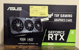 ASUS TUF Gaming GeForce RTX 3080 OC V2 LHR 10GB GDDR6X Graphics Card - Picture 1 of 8