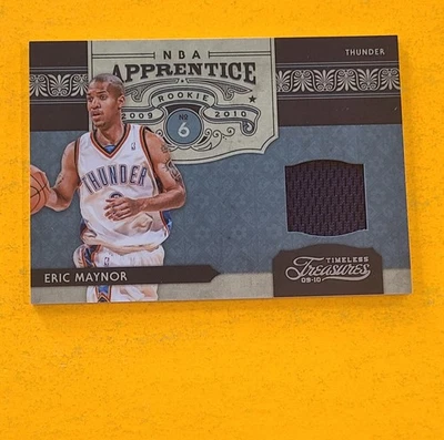 2009-10 Panini Timeless Treasures #19 Eric Maynor NBA Apprentice Materials #/100 - Image 1 of 2