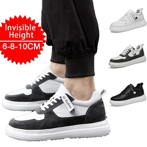 Elevator Shoes Men's 6/8/10 Cm Unisex Height Adjustable Shoes Height Lift - Imagen 1 de 33