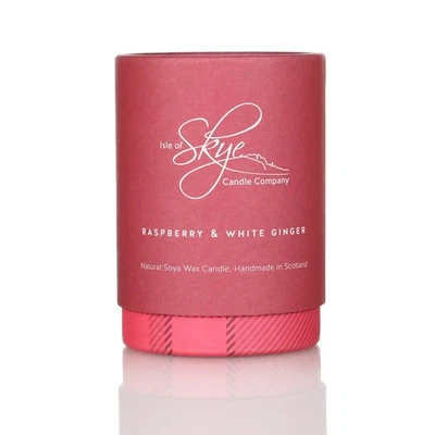 Isle of Skye Candles Scented Candle - Rasperry & White Ginger - Fruity Scented from S - Image 1 of 4