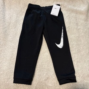 Nike Thermafit Sweatpants Size XS 3-4 Years NWT Black - Picture 1 of 7