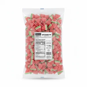 Kervan Candy Bebeto Watermelon Gummies 5LB Bulk Party Size Bag for Kids - Picture 1 of 5