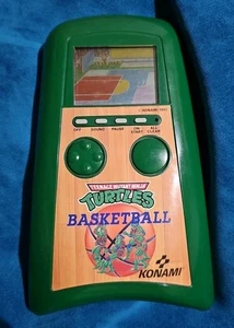 Teenage Mutant Ninja Turtles TMNT LCD Handheld Video Game Konami 1989 Tested - Picture 1 of 4