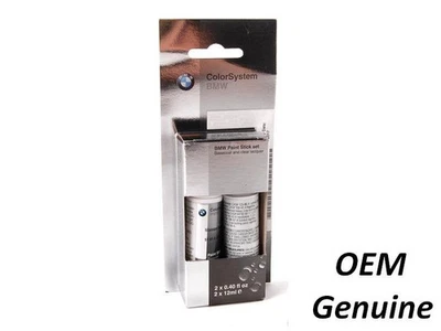 BMW MINI Pepper White Paint Touch Up 850 Paint Stick Set 2x12ml 0.40oz Genuine - Image 1 of 2