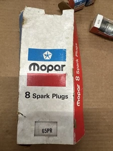 6 NOS MOPAR SPARK PLUGS 1965 65PR 1973 1972 DODGE PLYMOUTH Chrysler - Picture 1 of 7