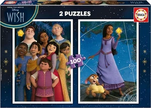 NUEVO Rompecabezas Educa 2x100 Piezas 6+ Edades Disney Wish - Imagen 1 de 2