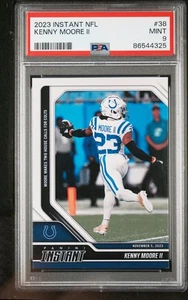 Kenny Moore II 2023 Panini NFL Football #38 Card 1 of 90 Colts PSA 9 Mint - Picture 1 of 2