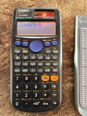 Casio fx-375ES Scientific Calculator, tested, working, used 2 years - Image 1 of 4