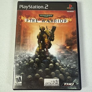 Warhammer 40.000: Fire Warrior PS2 etichetta nera completo di scatola CIB - Foto 1 di 5