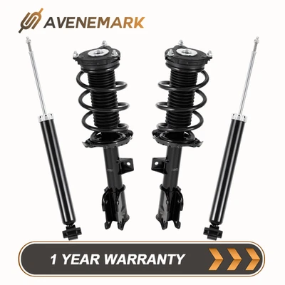 4* Front Strut Coil Spring Rear Shock Absorbers For 2016-20 Kia Sorento AWD 4WAD - Image 1 of 4