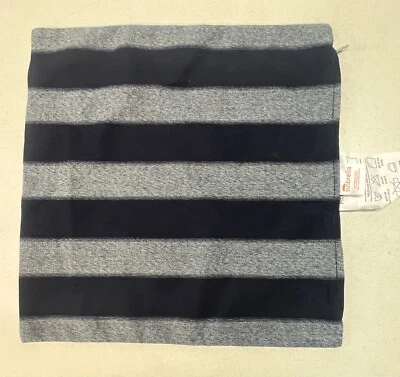 Sunbrella Navy and Light Blue Striped 16x16 Indoor/Outdoor Pillow Case NWT Foto 1 de 2