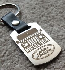 Land Rover Funny Mud Life Personalised Keyring Keyfob