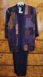 R & M RICHARDS 2 PC. PANT SUIT ~ 14 PETITE ~ NWT'S - Picture 1 of 7