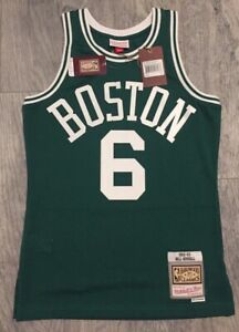 Mitchell & Ness Bill Russell Mens Small S 36 Boston Celtics Swingman Jersey
