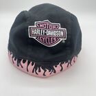Harley Davidson Damska czapka z czaszką Bandana Różowa Durag Kask Liner Jackson Hole