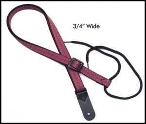 3/4" Legacystraps Mandolin Strap Ukulele Strap Mariposa pattern 3/4" - Picture 1 of 2