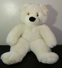 Gerber Precious Plush Large 17" White Polar Teddy Bear Sleepy Eyes w/ Tag