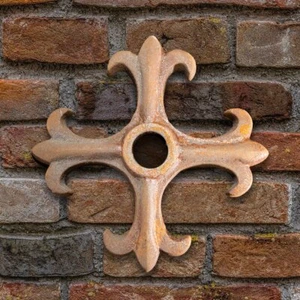 Maueranker, Kreuz, Gusseisen, Rostig - Bild 1 von 4