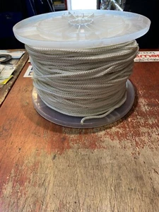 Seil 4 mm geflochtenes Seil pro mtr weiß - Bild 1 von 5