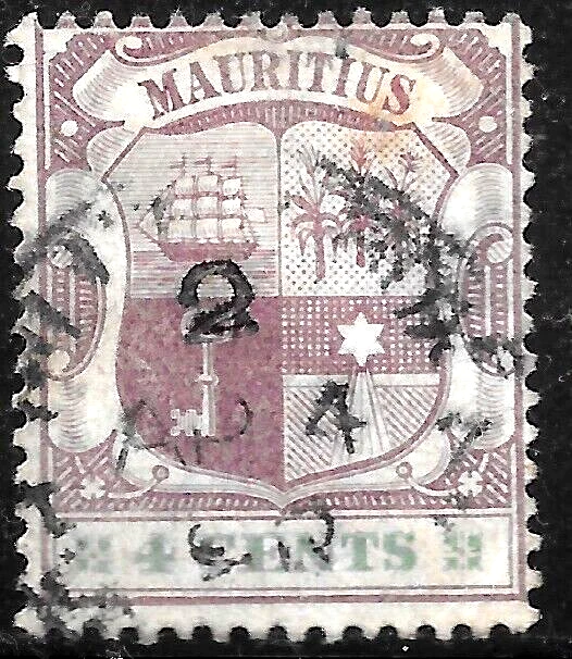 1895 MAURICIO SC#99🔥ESCUDO DE ARMAS 🔥USADO EN MUY BUEN ESTADO Foto 1 de 1
