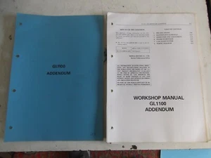 HONDA GL1100 GENUINE HONDA WORKSHOP MANUAL ADDENDUM - Picture 1 of 2