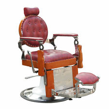 Customized Leather Design Hair Cutting Chair Classic Barber Chairs Modern Salon 