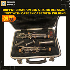 Buffet Crampon Cie A Paris B12 Clarinet with Case In Case With Folding Stand