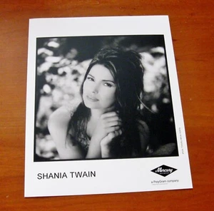 Shania Twain Vintage Country Sänger s/w Foto 8x10 Mercury Nashville PolyGramm - Bild 1 von 7